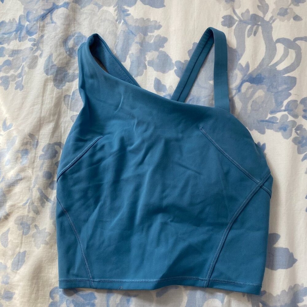 Lululemon Everlux Asymmetrical Tennis Tank Top size 2